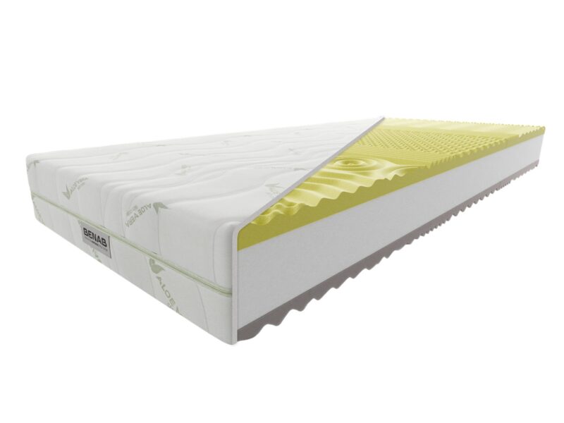 Matrac BENAB Zero Hard&Medium Visco White – rez